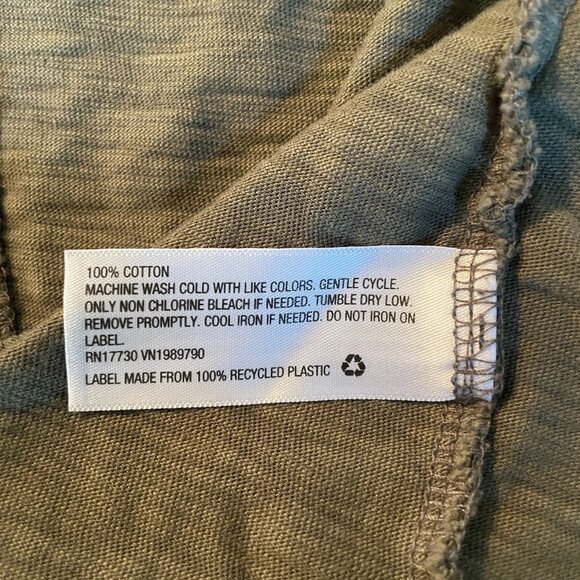 Size XL Universal Thread short sleeve, army green midi T-shirt dress - Picture 8 of 10